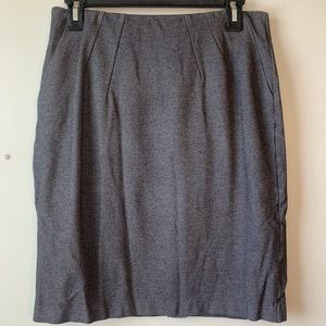 3/20 Sale Lands’ End Gray Jersey Knit Pencil Skirt